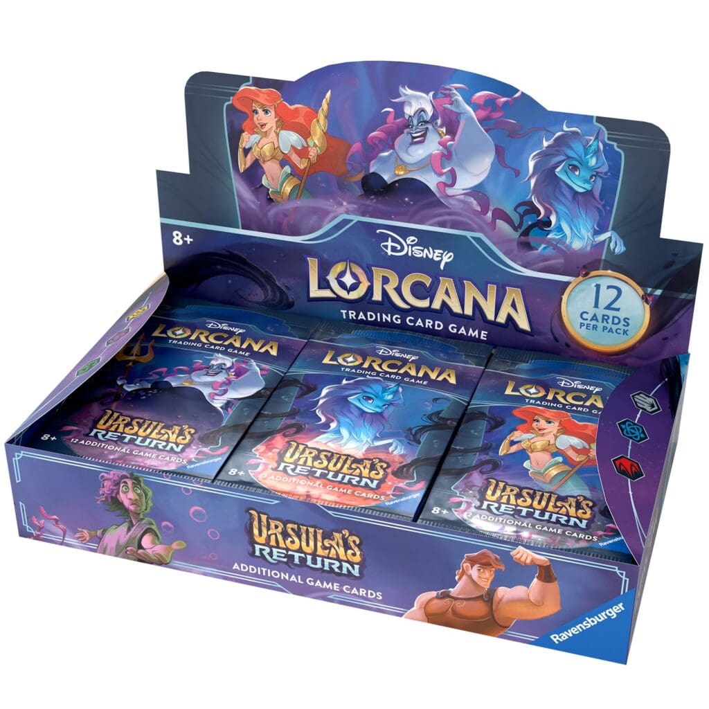 Disney Lorcana Series Ursulas Return Booster Box Mind Games