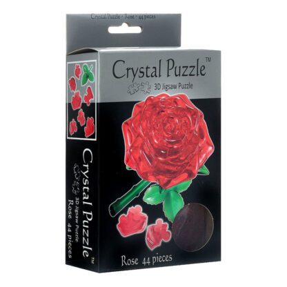 Crystal Puzzle - Rose (Red) - 44pc