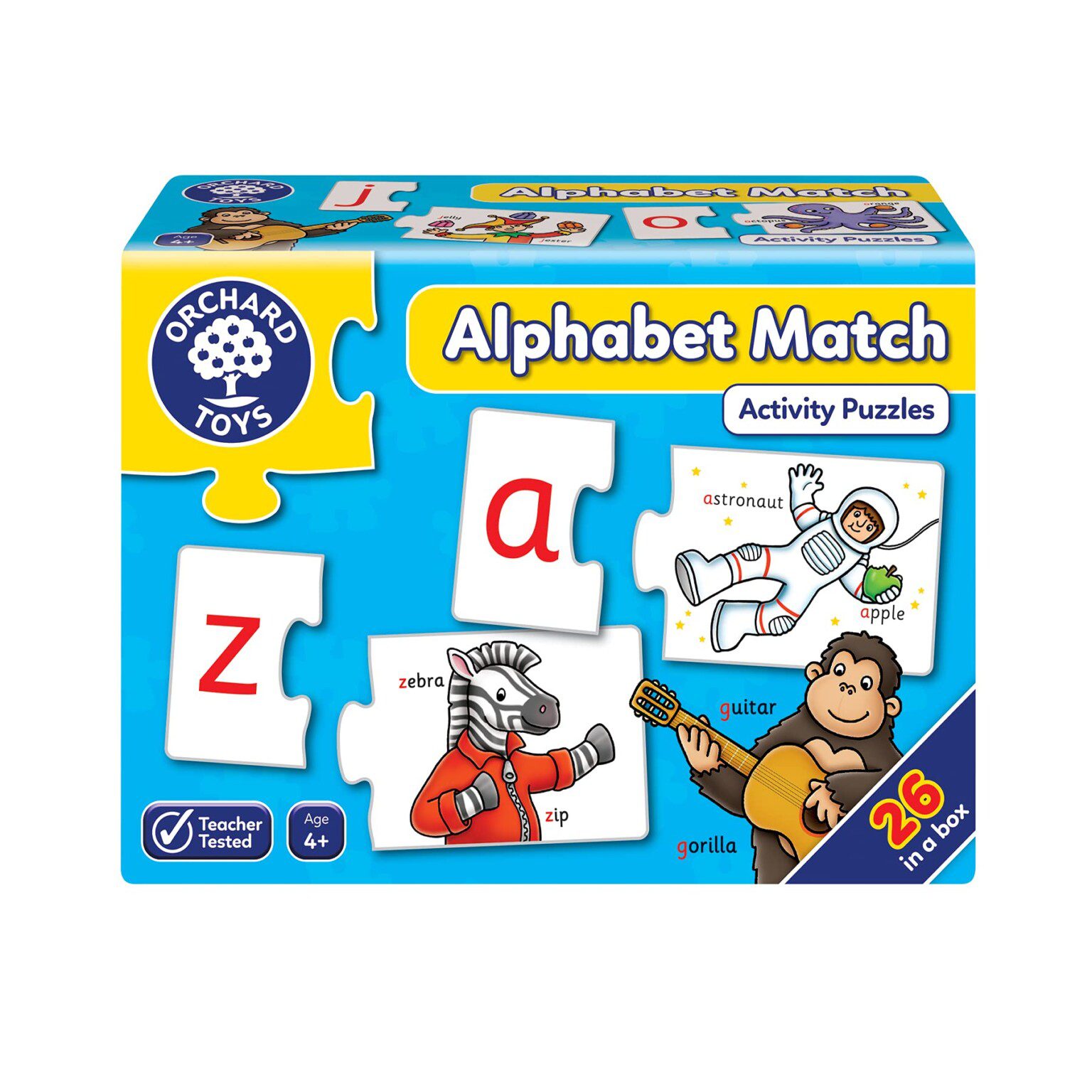 Alphabet Match - Activity Puzzle - Mind Games