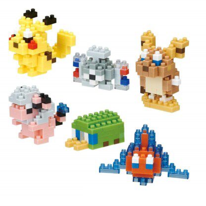 Nanoblock Mini Pokemon Electric Type Set