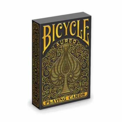 Playing Cards - Single - Aureo Black - Foil (Bicycle)