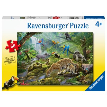 Rainforest Animals Puzzle 60pc