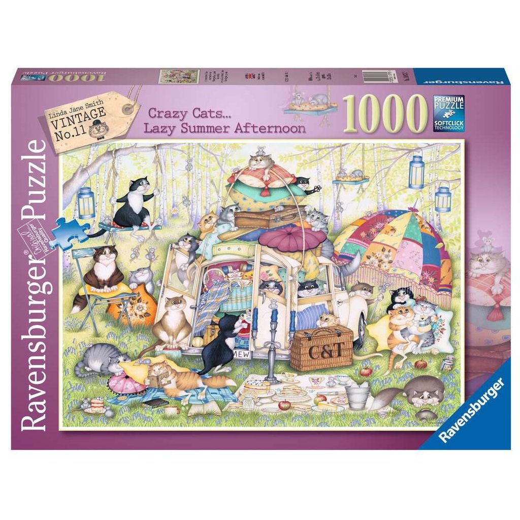 Crazy Cats, the Good Life 1000pc - Mind Games