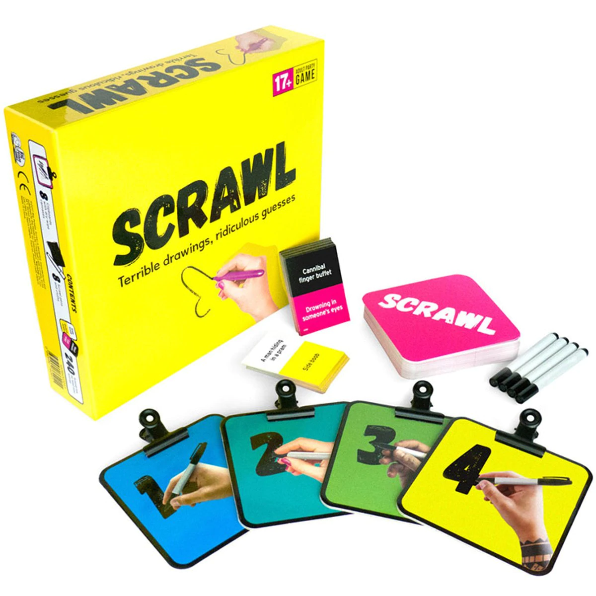 Buy Scrawl 12+ Party Game from Out of Town Games