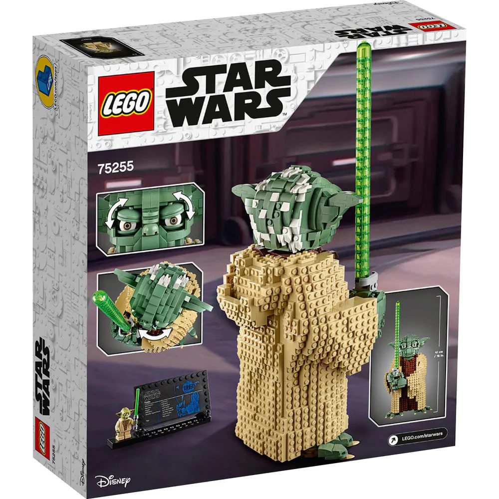  Lego Star Wars: Master Yoda Minifigure With Green Lightsaber :  Toys & Games