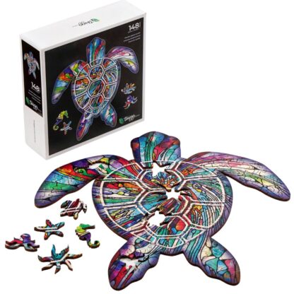 Mooloolaba Turtle - Wooden Jigsaw Puzzle - 148pc - Image 2