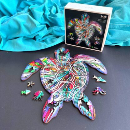 Mooloolaba Turtle - Wooden Jigsaw Puzzle - 148pc - Image 4