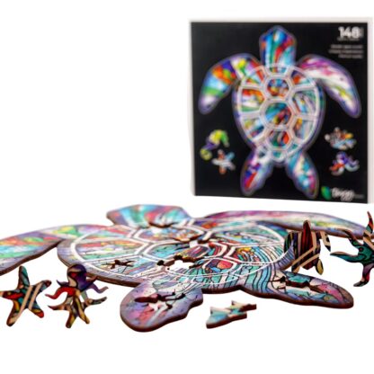 Mooloolaba Turtle - Wooden Jigsaw Puzzle - 148pc - Image 5