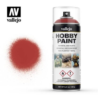 Vallejo Aerosol - Scarlet Red 400ml