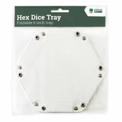 LPG Hex Dice Tray 6in White