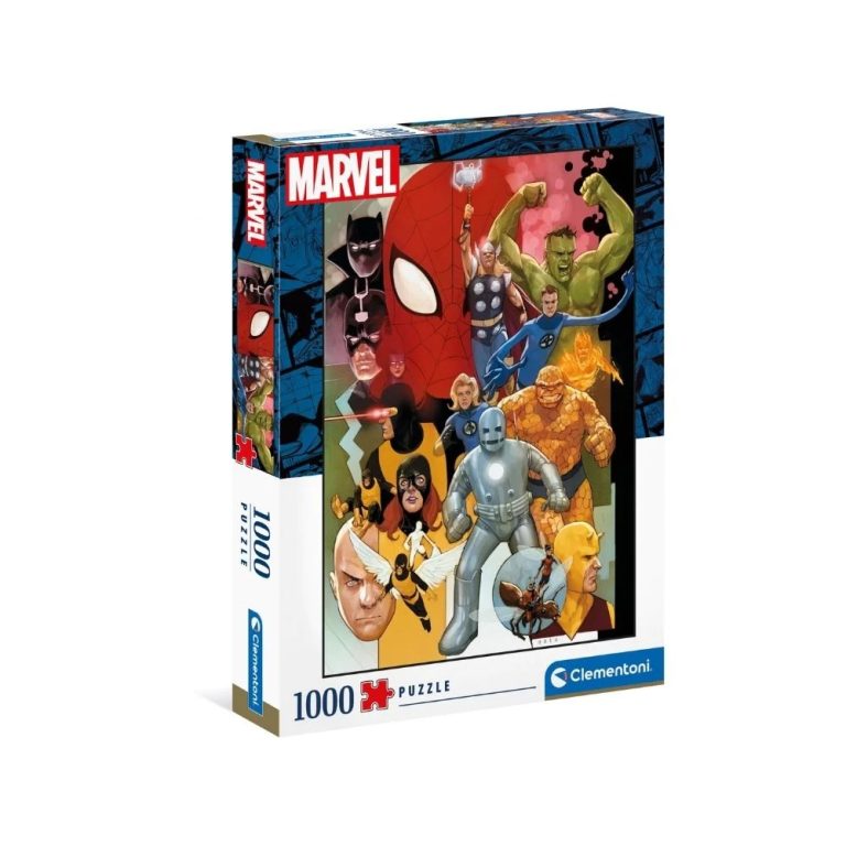 Clementoni - Marvel puzzle 1000pc - Mind Games