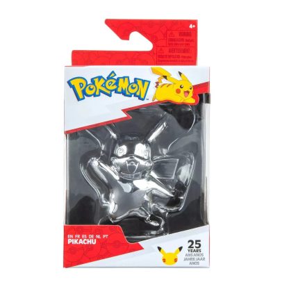 Pokemon Select Battle Figure (Silver) - 25th Anniversary (4 Assorted Designs) - Image 2