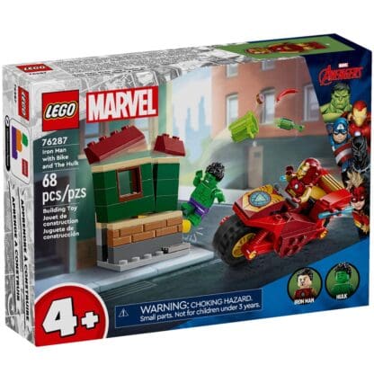 Marvel - Iron Man with Bike and The Hulk