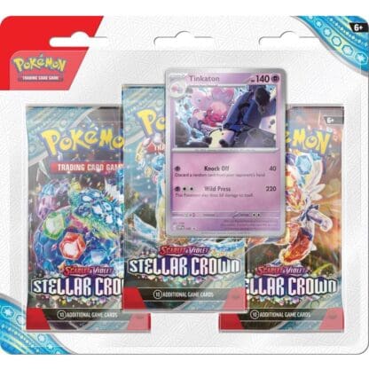 Pokemon - Stellar Crown - Three Booster Blister - Image 2