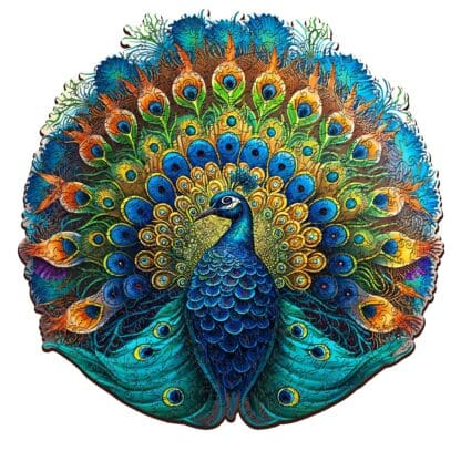 Peacock 200pc Wooden Jigsaw Puzzle