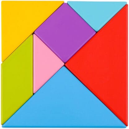 Tangram Play Wooden Puzzle - Image 2