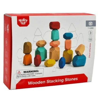 Wooden Stacking Stone Blocks