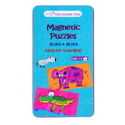 Magnetic Puzzles 2 in 1 (Purple Cow)